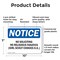 Signmission No Soliciting No Religious Fanatics Girl OSHA Notice Sign, Plastic, 10in W x 7in L, 2PK OS-2PACK-NS-P-710-L-14829 - alternate 2